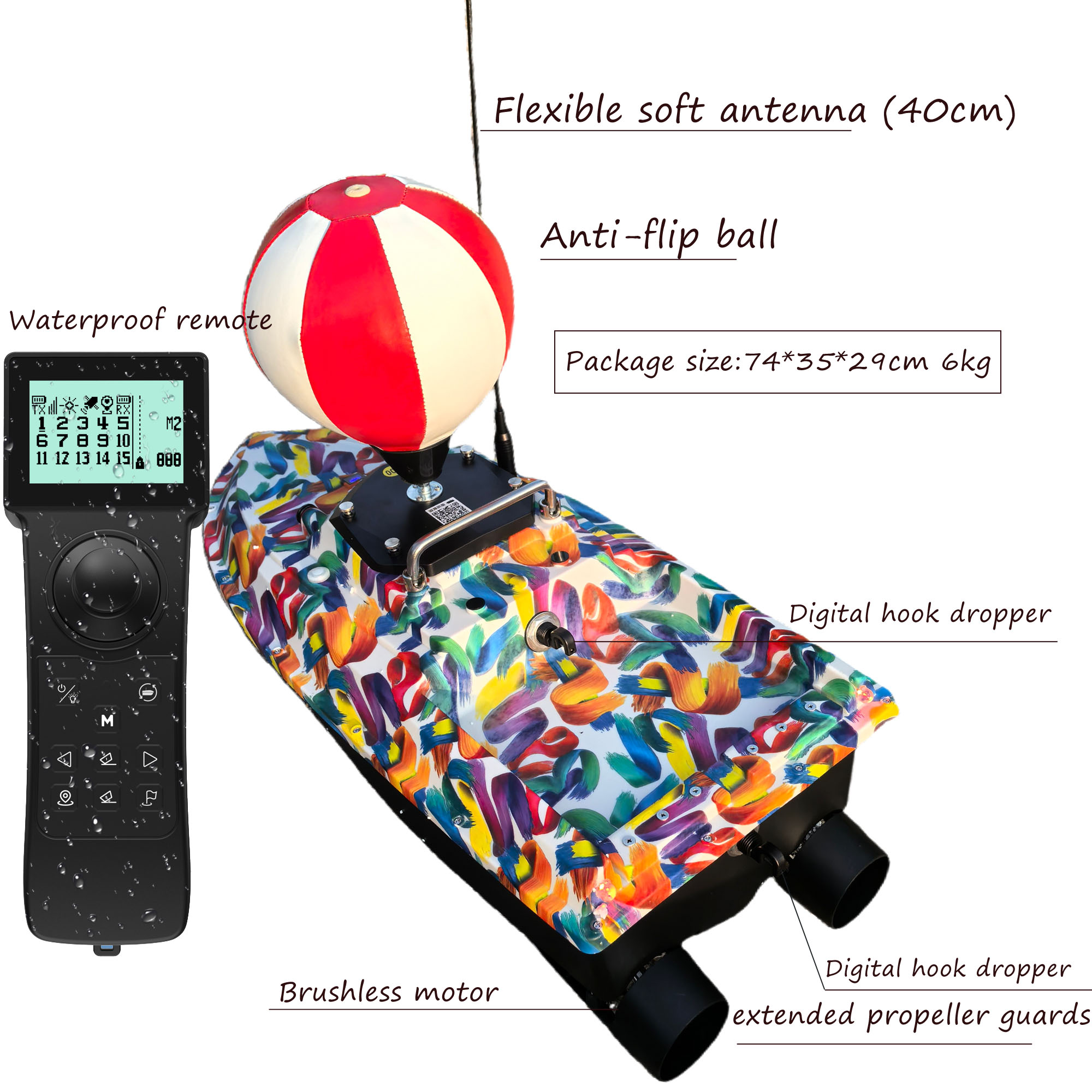 SurfCaster Pro Brushless Motor - Fishing Boat Gps review and price