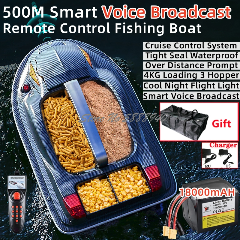 Smart Voice Broadcast RC Bait  - Fishing Boat Navigation Light review and price